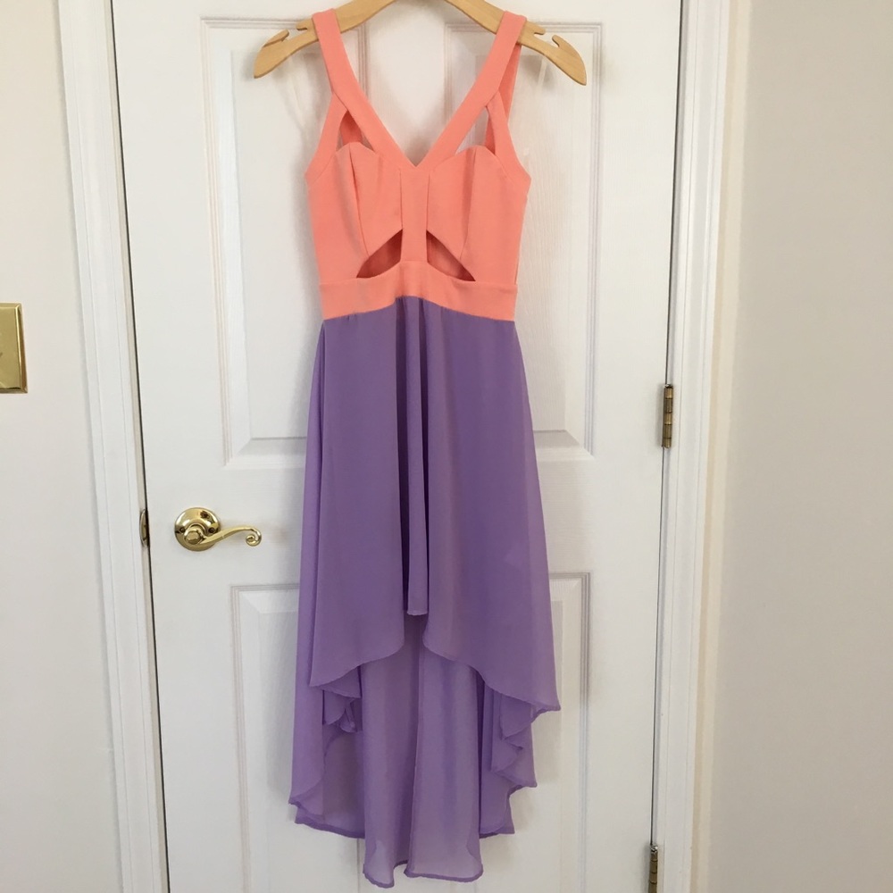 Solemio High-Low Hem Dress (Sz 2)